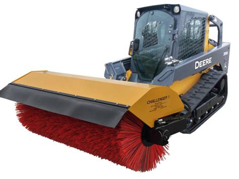 john deere sweeper attachment for skid steer|skid steer street sweeper attachment.